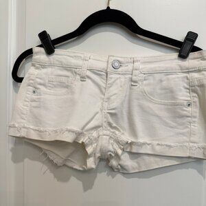 White Denim Womens Short Size 3 (XS)